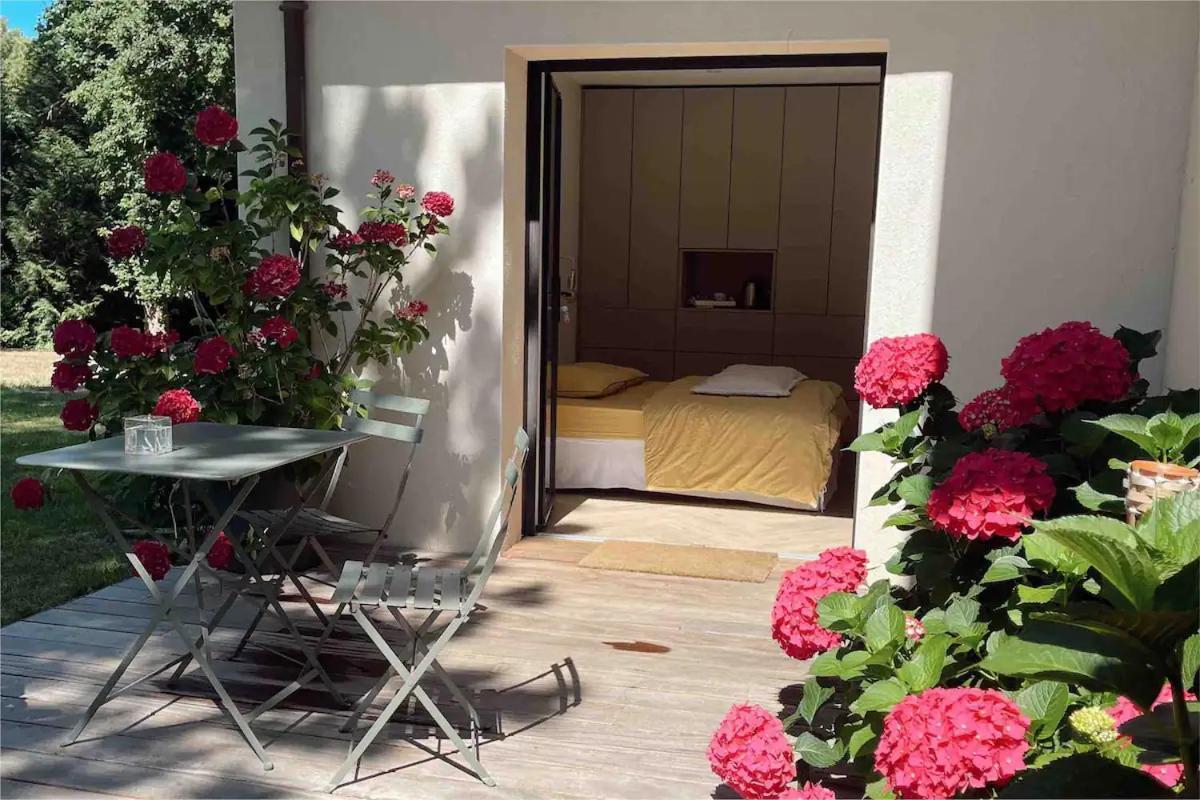 Les Hortensias Chambre Independante Avec Sdb Et Toilettes Privees Dans Une Maison En Foret Proche Du Golf Et De La Plage Entree Independante Avec Acces Prive Le Touquet エクステリア 写真